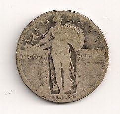 1928 Постојан Квартал На Слободата во држач за монети 2х2 109