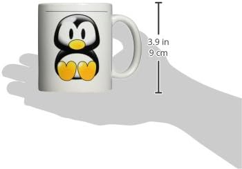 3drose симпатична чаша за бебиња пингвин, 11-унца