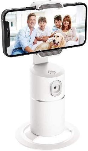 Штанд со боксер и монтирање компатибилен со Samsung F14 - PivotTrack360 Selfie Stand, Pivot Stand Mount за следење на лицето за Samsung