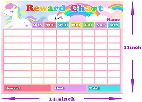 Извршена табела за деца суво бришење на графиконот за наградување за едно лепење на самолепливо однесување за домашна училница, симпатична