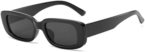 Долгер Правоаголник Очила За Сонце За Жени Мажи Трендовски Ретро Модни Очила ЗА Сонце УВ 400 Заштита Квадратна Рамка