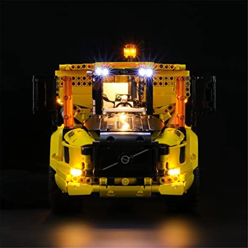 Комплет За Осветлување Предводена Од Осветлување За Лего - 42114 6х6 Волво Артикулирани Градежни Блокови За Влечење Модел-Предводен Светлосен