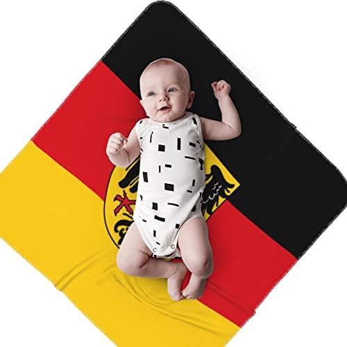 Германско знаме бебе ќебе кое прима ќебе за обвивка за покривање на новороденчиња за новороденчиња