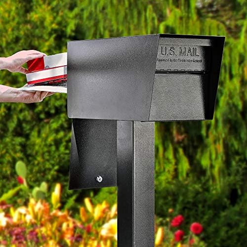 Mail Boss 7526 Менаџер за пошта Улица безбедно заклучување безбедносно поштенско сандаче, црно