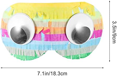 Nuobesty Blindfold Eye Shade Shade Cover Paper Masks Eye Eye Party Game Eye Cover Party Party Saturedarture Color