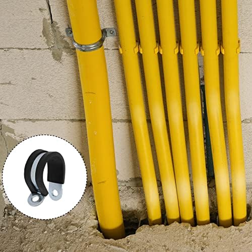 Гумени кабелски кабел за металикс 1 парчиња, не'рѓосувачки челик u во облик на цевки за фитинг со мијалник за навртки - за жица