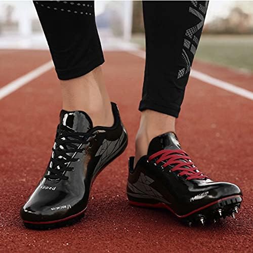 Shири Патет и поле за трчање Спајк чевли - мрежни лесни патики на лесни патики Атлетика чевли за момчиња и мажи кои трчаат чевли со спринт