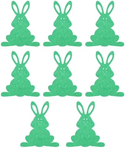 ифундом Велигденски Украси 8 парчиња Велигденско Зајаче Дизајн Прибор За Јадење Торба За Домашни Садови Покријте Прекрасна Декорација