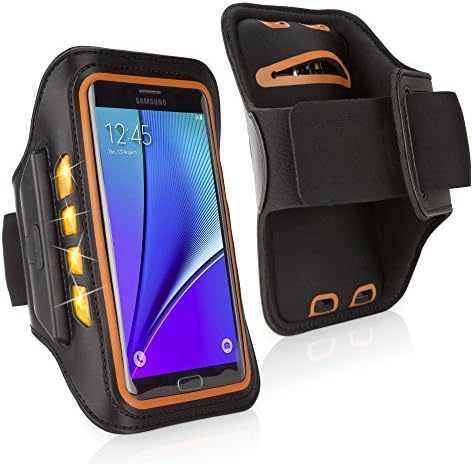 Case Boxwave Case компатибилен со Honor 7s - jogbrite Sports Armband, Security Security Security LED тркачи на тркачи за чест