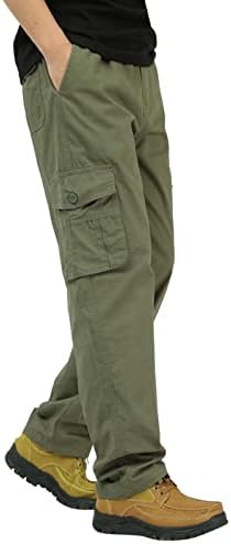 Карго панталони за мажи опуштени се вклопуваат во лабава карго панталони хип хоп улична облека за влечење широки панталони со