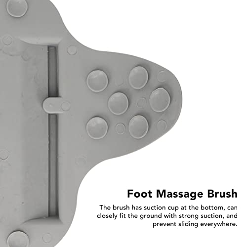 Четка за нозе со вшмукување чаша wallид монтиран стапало за чистење единствено четка за ексфолијација на масажа за чистење