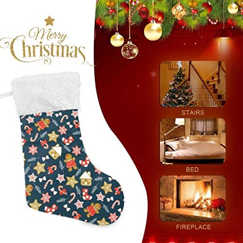 Пимилагу слатки Божиќни колачиња Божиќни чорапи 1 пакет 17,7 , виси чорапи за Божиќна декорација