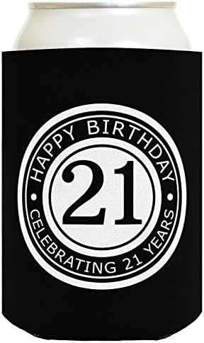 21 -ви роденденски подарок што слави 21 година 12 пакувања може да се ладат ладилници црно