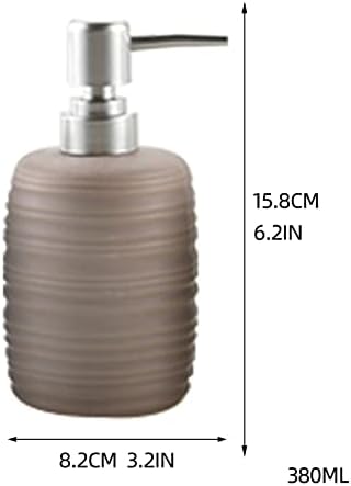 Диспензери за лосион FFNUM 380ml керамички сапун диспензер, нордиски стил, диспензерот за сапун за диспензери за лосион за диспензерот
