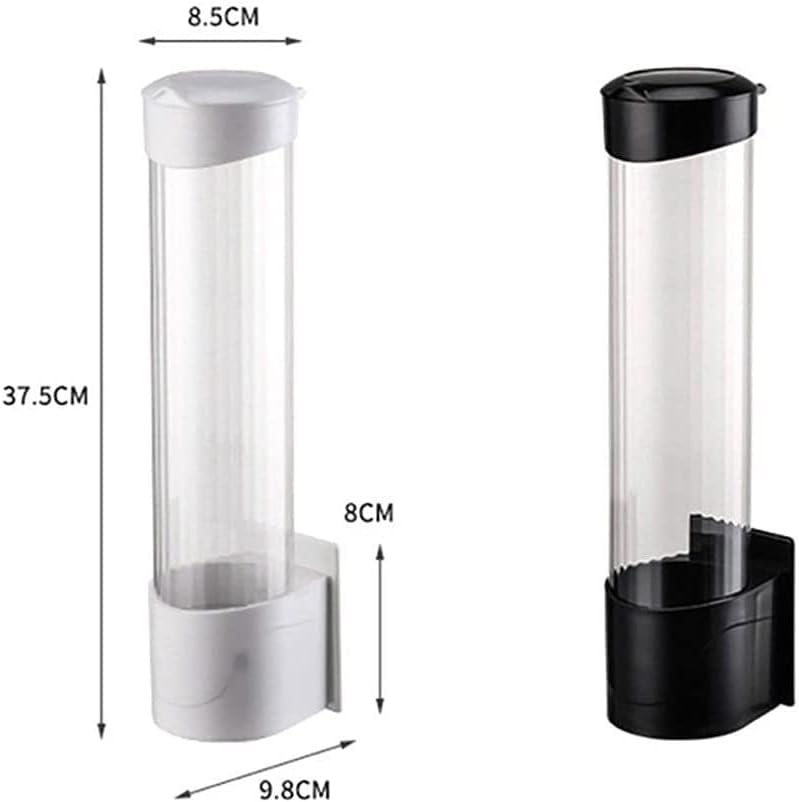 Anjyueu MHDTN чаши за еднократна употреба хартија Диспензерот Пластичен држач за чаша за вода за диспензерот за вода, монтиран автоматски