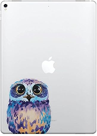 FINCIBO 5 x 5 инчи Blue Owl Отстранлив винил декларативни налепници за лаптоп iPad MacBook