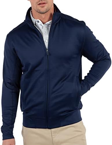 Облека за голф во Боби onesонс - Изведба RTJ Меѓусебно блокирање на јакна со целосна зип за мажи