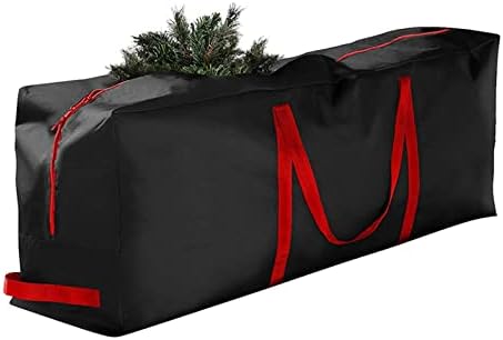 48 ин/69ин торба за складирање дрвја, божиќна торба за чување новогодишна елка торби за чување дрвја пластични канти за складирање со