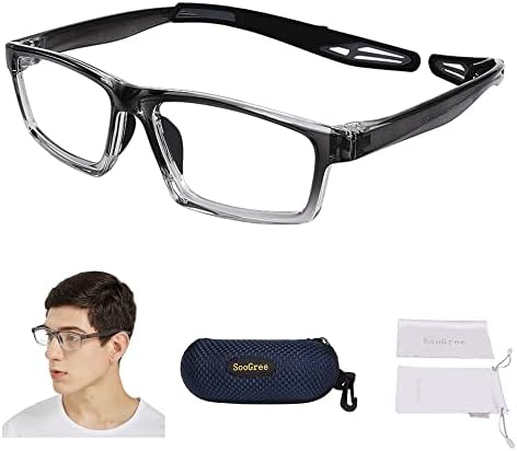Спортски очила очила фудбалски фудбалски очила за очила Очила за прилагодување на каишот заменливи храмови за млади мажи