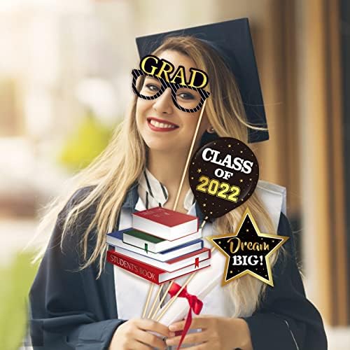 2023 Дипломирање Фото штанд реквизити селфи фото -позадина за дипломирање церемонија украси за средно училиште колеџ за дипломирање
