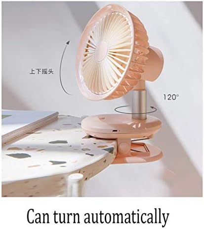 Преносен вентилатор на HTLLT Мал вентилатор за полнење канцелариски биро со USB мало домаќинство преносен голем ветерник за ветерници