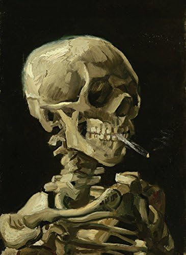 Палас Учење Винсент ван Гог уметнички постер печатење - 18 x 24 ламинирани - скелет на Ван Гог