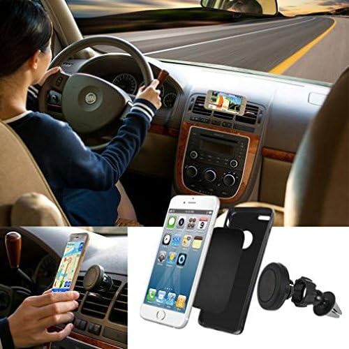 Магнетниот воздух за монтирање на автомобилот Компатибилен со iPhone 13, Mini, Pro, Pro Max - Приврзување за вртење на држачот за