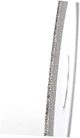 X-gree 100mmx20mmx1mm стаклен керамички дијамант мелење на тркала за сечење сребро тон (100мм x 20 mm x 1 mm de vidrio de cerámica de molienda
