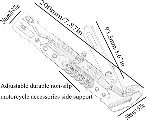 Универзални додатоци за моторциклички додатоци моторниот скутер изменет CNC алуминиумски легура прилагодлив држач за статив за статив