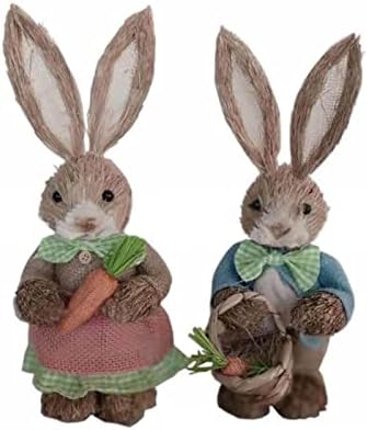 Божиќни украси Поставете симулација на велигденски зајаци Puccinia bunny декорација дома декорација шопинг трговски центар декорација