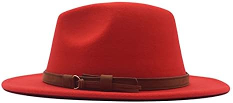 Панама женски капа капа широко федора флопи класичен појас тока тока дише машка капа волна бејзбол капа момци капачиња