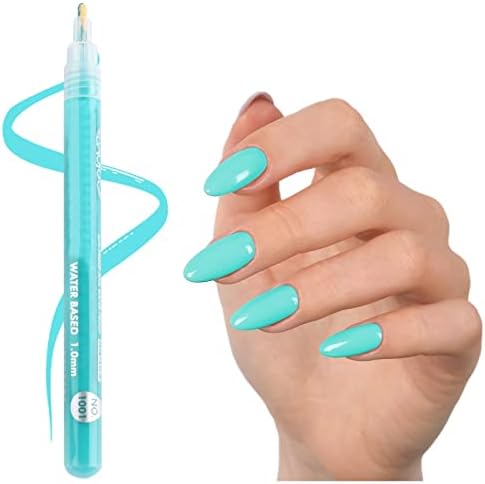 NPKGVIA NAIL PENS 12 бои Акрилна боја пенкала фини врвови на ноктите за 3D нокти за цртање на цветниот дизајн DIY Nail 1ml Пенка за санирање