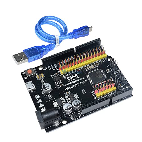 За Leonardo R3 Plus Board CH340 CH340G ATMEGA32U4 ATMEGA32U4-AU MICROCONTROLLER MODULE за Arduino компатибилен со кабел