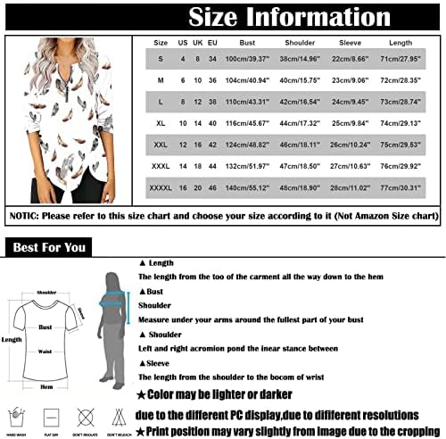 Маица со кратки ракави за дишење на жените, скријте го стомакот Велигденски печатење врвови класично-фит тенок вклопни блузи на вратот