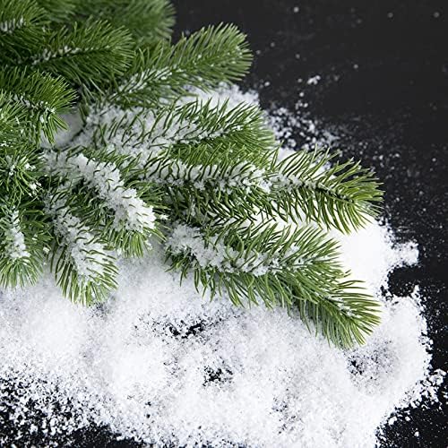Науката Помина Забава 10 Унци Сува Пластика Вештачки Снег За Божиќни Украси, Селски Прикази, Празнични И Зимски Занаети