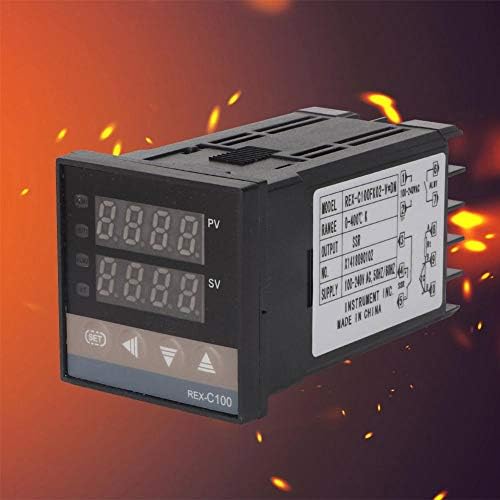 Термостат, 0-400 ℃ LED PID PID AC110V-240V Контролер на температура Дигитален термостат комплет што се користи во електрична енергија,