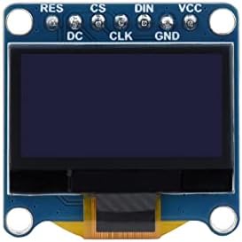 Waveshare 0,96inch OLED Display Module, 128 × 64 Резолуција, SPI / I2C комуникација, жолта и сина верзија