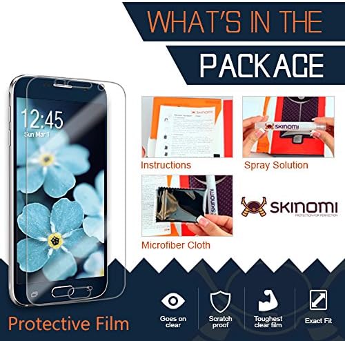 Заштитник на екранот Skinomi компатибилен со iPad Pro 10.5 инчи Clear Techskin TPU Anti-Bubbule HD HD филм