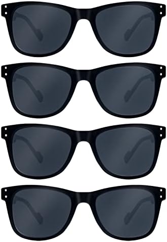 СОНЦА 4 Пакет Очила За Сонце За Читање За Жени Пролетна Шарка, Ув 400 Заштита Целосни Очила За Сонце За Читање Леќи-НЕ Бифокали