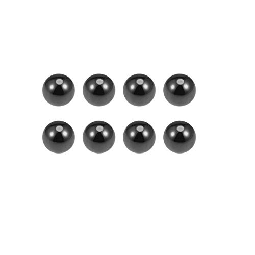 uxcell 2mm керамички носечки топки, Si3n4 силикон нитрид топка G5 прецизност 8 парчиња
