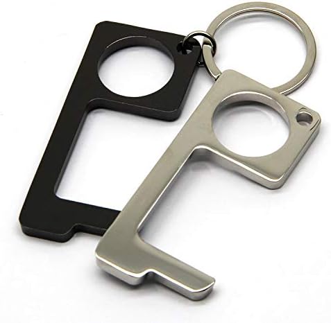 Алатка за отворање на вратите- Бесплатно копче за рака и анти-допир копче за влечење- Алатка за синџири на клучеви за клучеви-