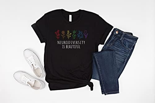 Невродиверзитетот е прекрасна кошула за аутизам за аутизам, заштеда на наставникот подарок за аутистична гордост кошула