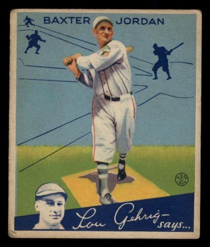 1934 година Гуди # 31 Бакстер Jordanордан Бостон Храбри добри храбри