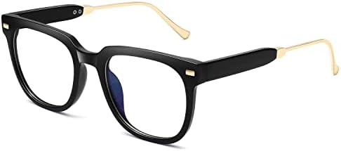 Meetsun Square сина светлина блокирачки очила жени модни компјутерски очила лажни очила за анти -очила и УВ сјај