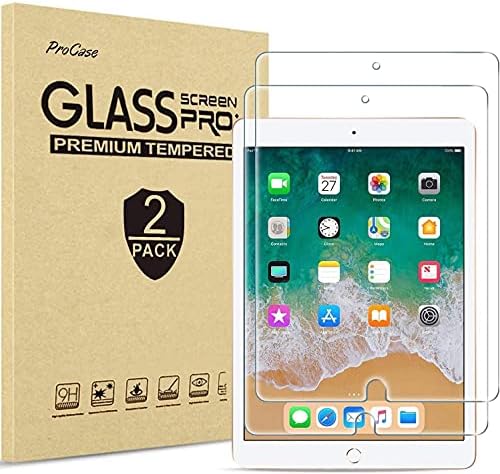 Procase / iPad Pro 9.7 / iPad Air 2 / Пакет за заштита на екранот со воздушен екран со iPad 9.7 солиден тежок случај 2018/2017