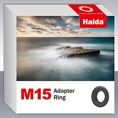 HAKUBA HD4321 HAIDA правоаголен систем за филтрирање за M15 серија, адаптерски прстен за Nikon 0,5-0,9 инчи, само леќи од 2,8 g ED