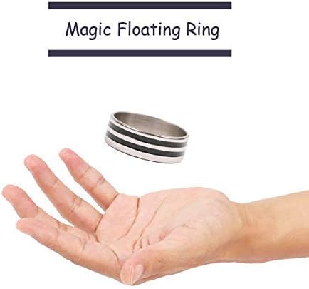 Byhoo Magic Floating Ring Magic Magic Magic Tricks невидливи магични магионичари магионичари прстени сцени илузија ментализам мистерија