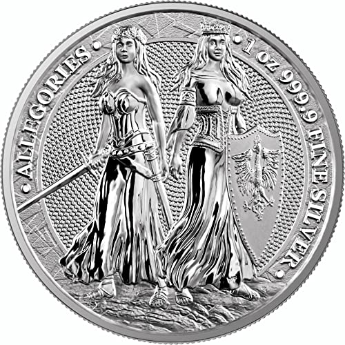 2022 В Германија и Полонија 1 мл сребрена монета 1 МЛ Продавач Доказ