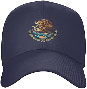 Pooedso палто на рацете на безбол капа на Мексико, мажи и жени мода со цврста боја на патка, капа, прилагодлива каскета, прилагодлива каскета