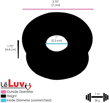 LELUV црна максичка пумпа за пенисот Премиум силиконски црево пакет со мека црна TPR заптивка од 12 инчи должина x 2.125 инчен цилиндар